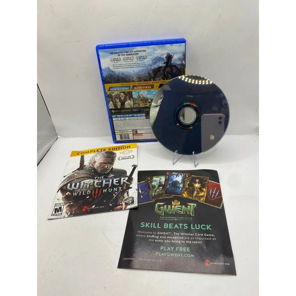 The Witcher 3: Wild Hunt - Complete Edition - Sony PlayStation 4 PS4 CIB Tested